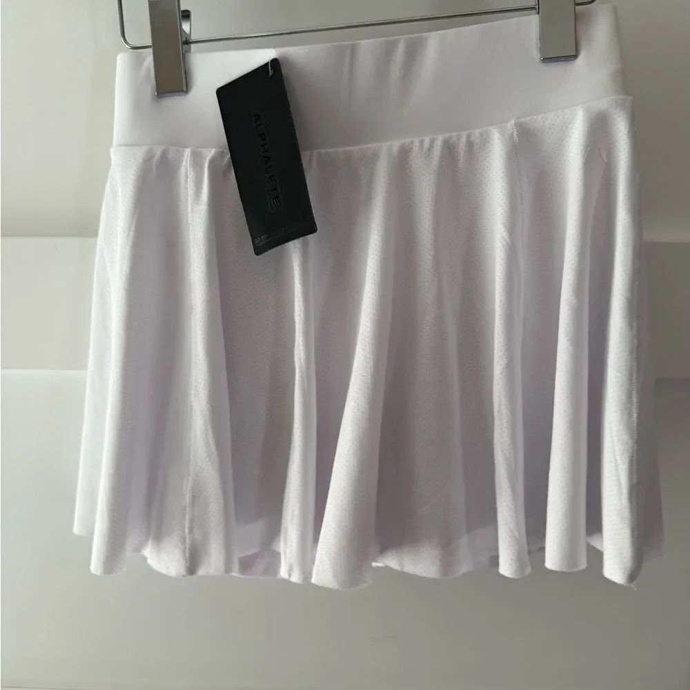 Alphalete White Tennis Athletic Skirt - Picture 7 of 8